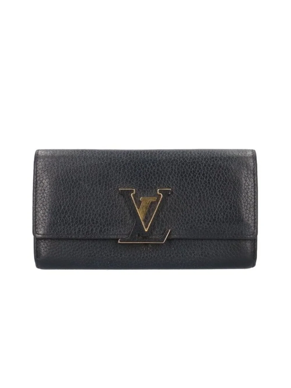 Louis Vuitton Portefeuille Capucines Wallet Taurillon Leather Vintage